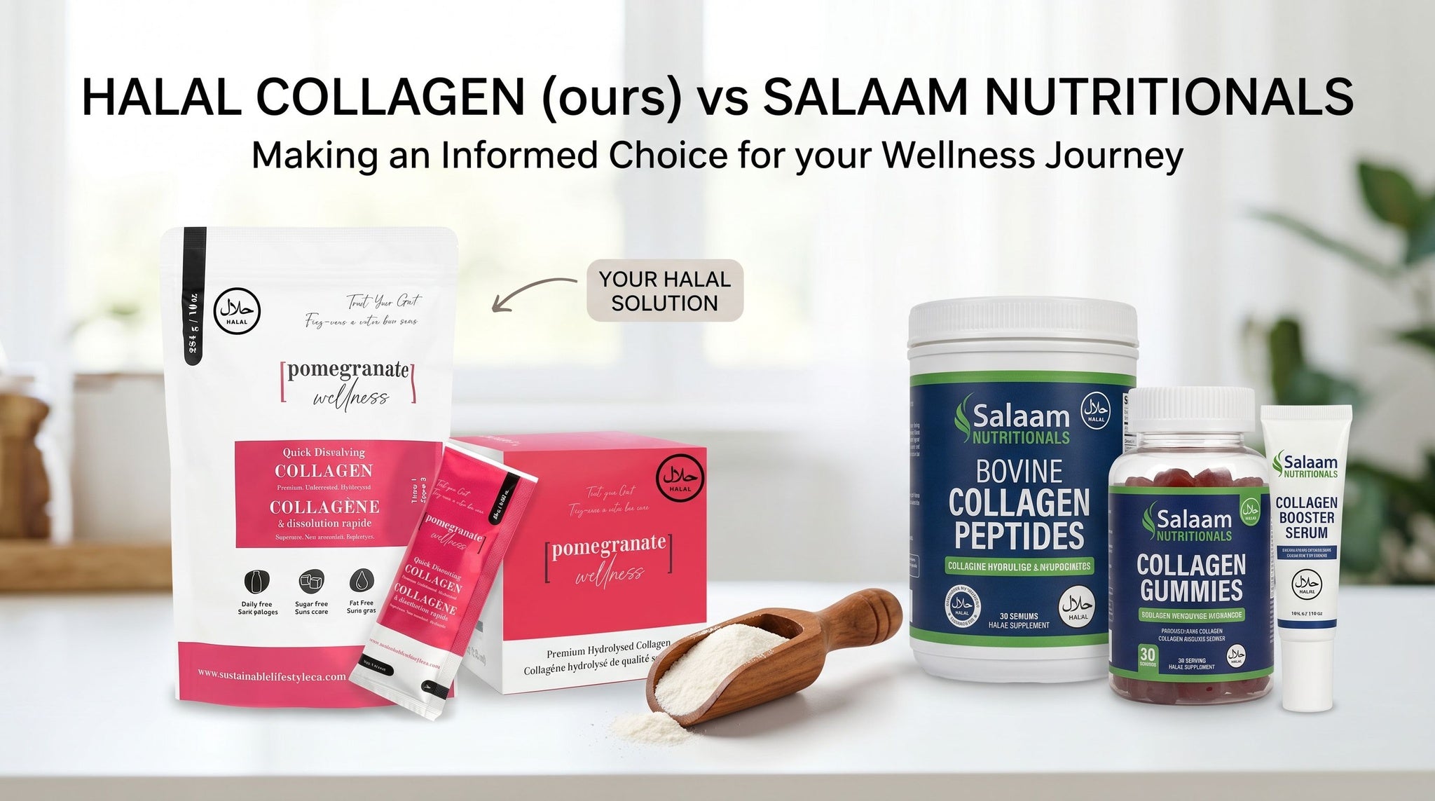 Halal Collagen vs Salaam Nutritionals